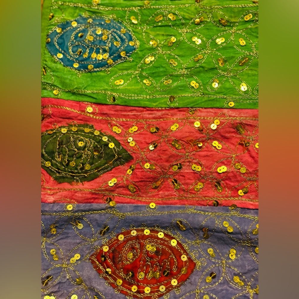 Jewelry Holder: Fabric with Sequins GC - Picture 1 of 7